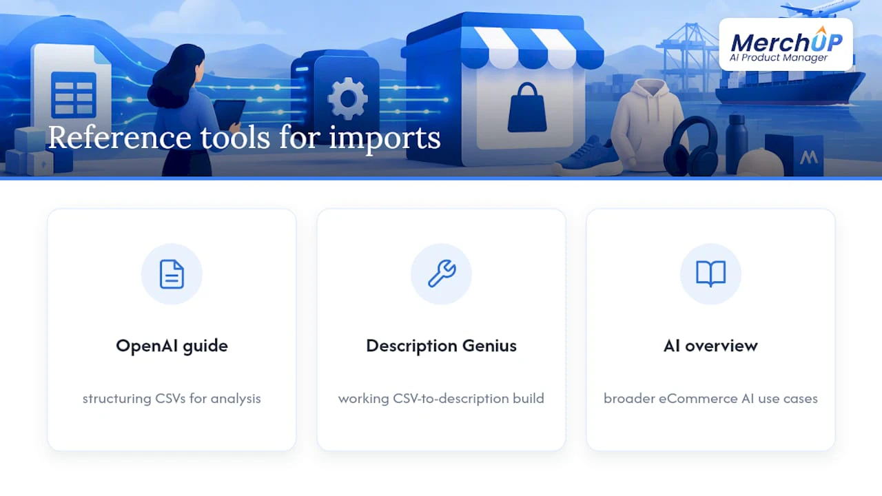Official docs and tools that verify import rules and file limits — overview diagram