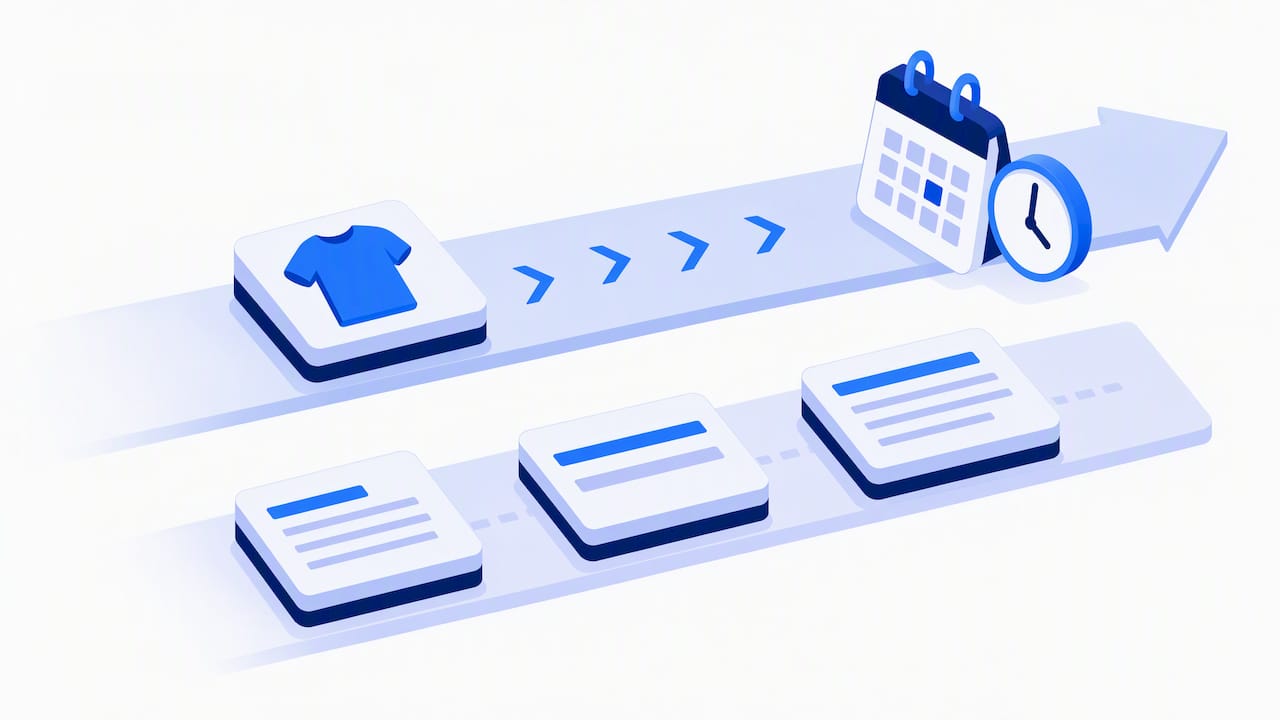 Separate status and content publishing paths