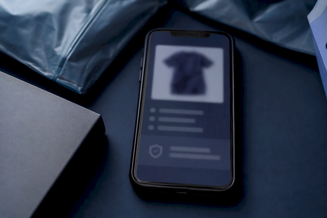 Mobile product page focused on bullet points layout